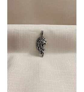 ASLAN 925 AYAR GÜMÜŞ ERKEK KOLYE UCU