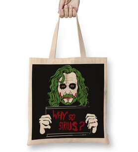 Harry Potter Why So Sirius Joker Bez Çanta Uzun Saplı
