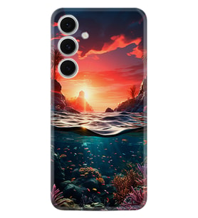 Samsung Galaxy S24 FE Kılıf Boutique Baskılı Resimli Okyanus Pcode -067