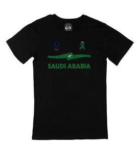 Suudi Arabistan Tokyo 2020 Olimpiyatları Siyah Tişört