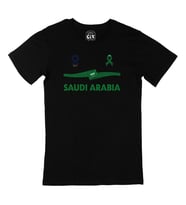 Suudi Arabistan Tokyo 2020 Olimpiyatları Siyah Tişört