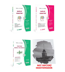 Egem Eğitim Yayınları Aöf Sağlık Yönetimi 3 Ve 4 Sınıf 6 Ve 8 Yarıyıl (Bahar Dönemi) Konu Anlatımlı Soru Bankası Set (Çok Renkli)
