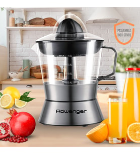 Rowenger D-8028A İnox Narenciye Sıkacağı Meyve Sıkacağı Portakal Sıkacağı (Metal)