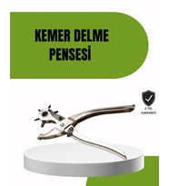 Deride Kemer Çanta Ayakkabı Delme Pensesi 6 Uçlu Döner Başlıklı Tamir Aleti
