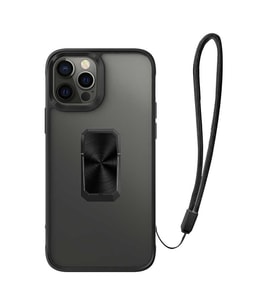 Apple iPhone 12 Pro Max Uyumlu Kılıf Zore V-Bax Kapak (Siyah)