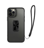 Apple iPhone 12 Pro Max Uyumlu Kılıf Zore V-Bax Kapak (Siyah)