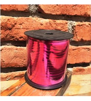 200 METRE PEMBE RAFYA PARLAK METALİK PEMBE RAFYA PEMBE BALON İPİ PARLAK DEKORASYON SÜSLEME RAFYASI