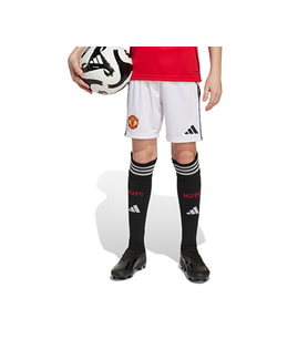 adidas Çocuk Manchester United 25/26 İç Saha Şortu Çocuk Futbol Şortu JP3017 Beyaz