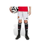 adidas Çocuk Manchester United 25/26 İç Saha Şortu Çocuk Futbol Şortu JP3017 Beyaz