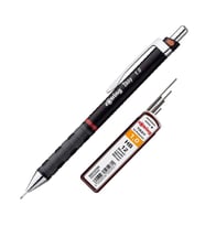 0.9 / 1.0 Mm Siyah Tikky Uçlu Kalem ve Uçu 1 Adet Rotring Siyah Versatil Kalem 1,0 Mm ve Ucu 1 Adet
