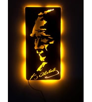 Atatürk Led Işıklı Tablo