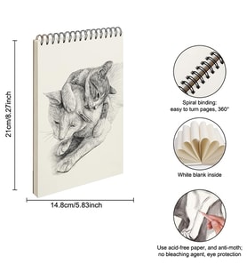 Eskiz Defteri A5 Boyutunda 160 gr Üstten Telli Karakalem Sketch Book 25 Yaprak - 1 Adet