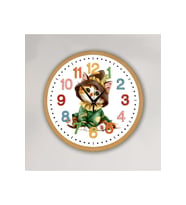 bilge Tasarım Çocuk odası Duvar Saati 30 x 30 CM (Karışık)