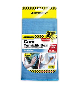 Automix Mikrofiber Cam Temizlik Bezi 50X50CM
