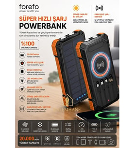Kalemhane Süper Hızlı Şarj Powerbank 20.000 mAh Yüksek Kapasite