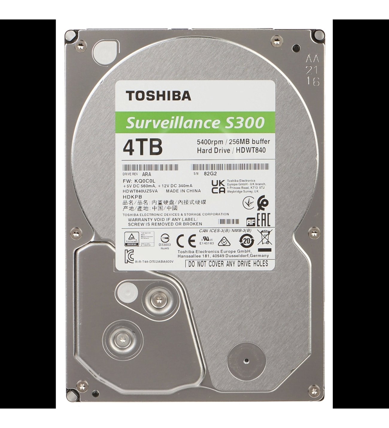 Toshıba S300, Hdwt840uzsva, 3.5