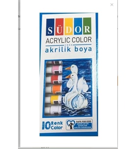SÜDOR 10 RENK AKRİLİK BOYA