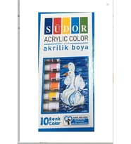 SÜDOR 10 RENK AKRİLİK BOYA