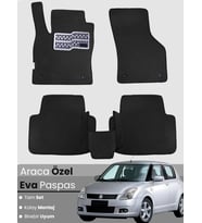SUZUKİ SWİFT (2004-2010) Uyumlu EVA Paspas Tam Set–Oto Paspas,Araca Özel,Kolay Montaj