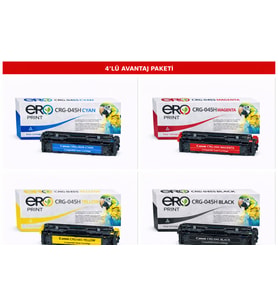 045H / Canon i-SENSYS LBP-612C İçin 4 Renk Set Muadil Toner
