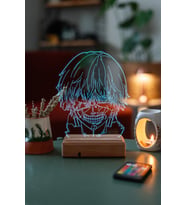 Tokyo Ghoul Ken Kaneki 16 Renk Gece Lambası (Çok Renkli)