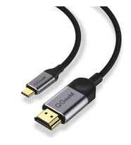 Type-C 3.1 Display Port alternatif mod destekleyen cihazlar İçin Type-C'den HDMI'ya Aktarım Kablo (Siyah)