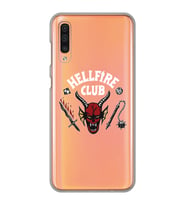 Samsung Galaxy A50 - A30S - A50S Uyumlu Hellfire Club Tasarımlı Şeffaf Telefon Kılıfı