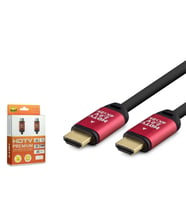 Hadron HDX2037 4K 60Hz 3D HDR v2.0 1.5mt HDMI Kablo - Siyah-Kırmızı