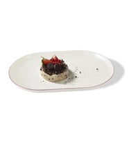 GÜRAL PORSELEN Bilbao 2 Parça 30x16 Cm Kayık Tabak Cooper Bakır