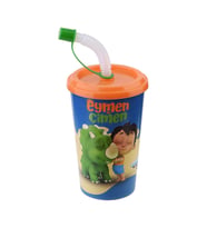 Eymen ile Çimen Lisanslı Kapaklı Pipetli Bardak 400 Ml.