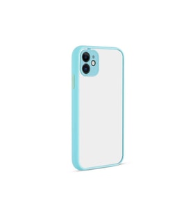 Apple iPhone 12 Mini Uyumlu Kılıf Zore Hux Kapak (Turkuaz)