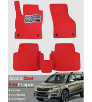 SKODA YETİ (2009-2017) Uyumlu EVA Paspas Tam Set–Oto Paspas,Araca Özel,Kolay Montaj