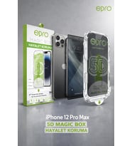 iPhone 12 Pro Max Epro Magic Box Hayalet 5D Gizli Ekran Koruyucu