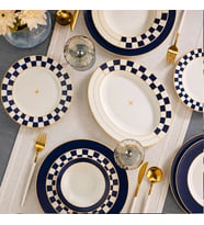Kütahya Porselen Bone Glory 27 Parça Yemek Takımı