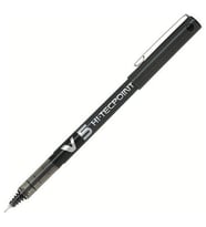 Pilot V5 Hi-Tecpoint Siyah İğne Uçlu Roller Kalem
