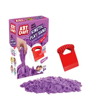 Art Sand Aksesuarlı Mor Oyun Kumu 500 Gr. - Kinetik Kum Seti - Natural Kum - Doğal Kum