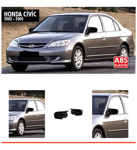 Honda Civic  2001-2005 Batman Yarasa Ayna Kapağı