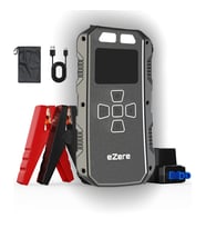 EZERE 4 in1  8000mAh Lastik Sisirme Pompası Ve Starter Akü Takviye Seti (Siyah)