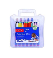 Plastik Kutulu Pastel Boya 24 Renk
