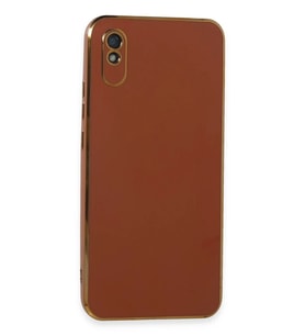 Newface Xiaomi Redmi 9A Kılıf Volet Silikon - Kırmızı