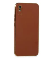 Newface Xiaomi Redmi 9A Kılıf Volet Silikon - Kırmızı