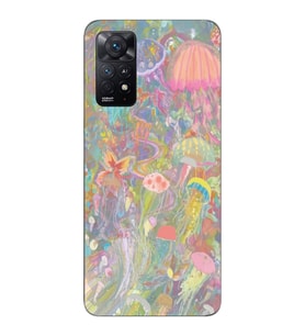 Xiaomi Redmi Note 11 PRO Uyumlu Deniz Anası Tasarımlı Şeffaf Telefon Kılıfı