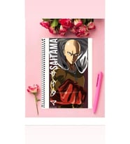 One Punch Man Anime Defter 1 Adet Özel Tasarım A4 Boyutu Telli Kareli Defter 21*29 Cm