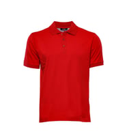 Polo Yaka Düz Kırmızı T-shirt  Wessi