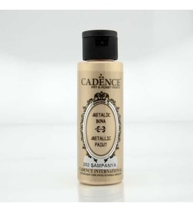 Cadence Metalik Boya 70 ml. 202 Şampanya 