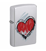Zippo Heart Design Çakmak - 46803-123397