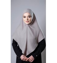 Taş Pratik Hazır Geçmeli Tesettür Eşarp Pamuk Caz Kumaş Düz Hijab 2306_46