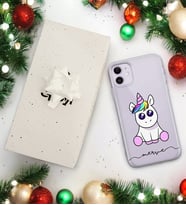 Unicorn Tasarımlı Kişiye Özel Şeffaf Telefon Kılıfı (Tüm Telefon Modelleri Mevcuttur.) - Hediye Kutulu