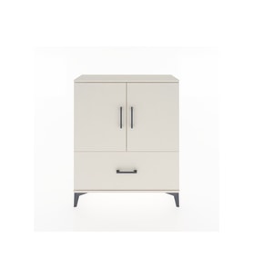 Arges Şifonyer 2 Raflı Tek Çekmeceli 2 Kapaklı 88x30x106 Aytaşı-Aytaşı