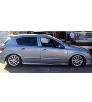 Opel Astra H HB Marşpiyel Seti Mat Siyah Plastik 2004 2005 2006 2007 2008 2009